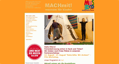 Desktop Screenshot of machmitmuseum.de