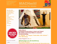 Tablet Screenshot of machmitmuseum.de